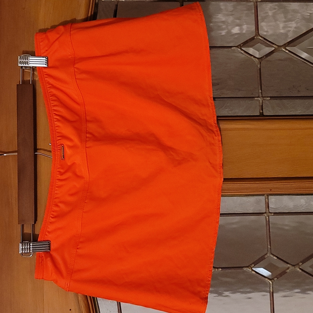 Antonio Melani Tangerine Mini/Hip Hugger Swim Skort *Sz. M* Perfect!